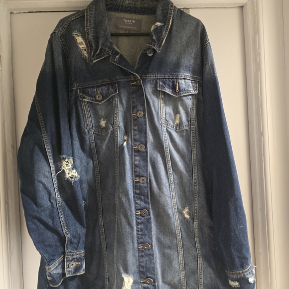 torrid Jackets & Blazers - Torrid Classic Blue Denim Jacket